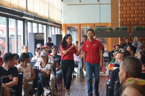 Race photo from Soft Launching Buku "Enggak Lari, Enggak Keren" & IdeaRun