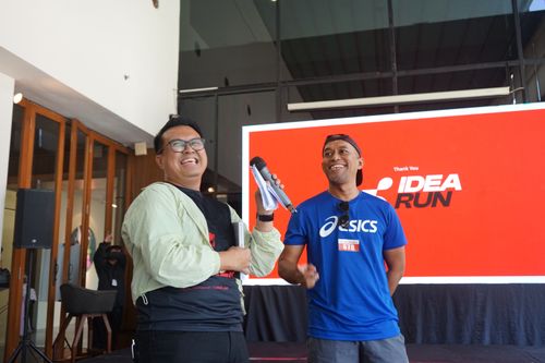 Race photo from Soft Launching Buku "Enggak Lari, Enggak Keren" & IdeaRun