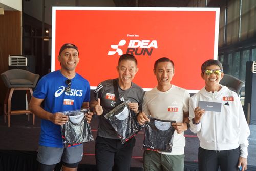 Race photo from Soft Launching Buku "Enggak Lari, Enggak Keren" & IdeaRun
