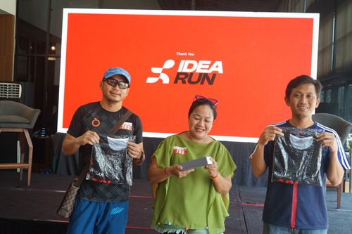 Race photo from Soft Launching Buku "Enggak Lari, Enggak Keren" & IdeaRun