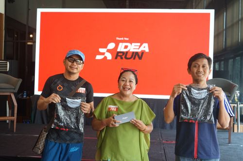 Race photo from Soft Launching Buku "Enggak Lari, Enggak Keren" & IdeaRun