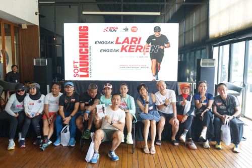 Race photo from Soft Launching Buku "Enggak Lari, Enggak Keren" & IdeaRun