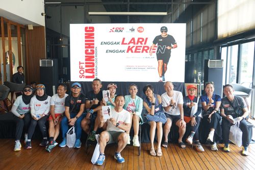 Race photo from Soft Launching Buku "Enggak Lari, Enggak Keren" & IdeaRun