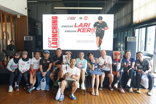 Race photo from Soft Launching Buku "Enggak Lari, Enggak Keren" & IdeaRun