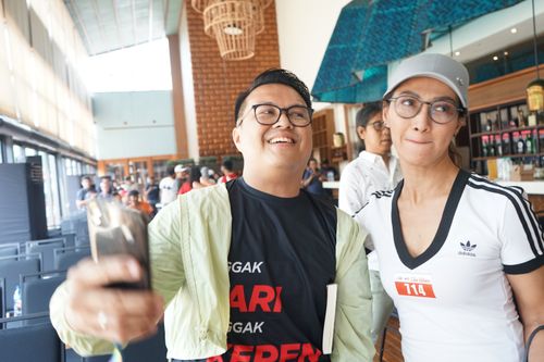 Race photo from Soft Launching Buku "Enggak Lari, Enggak Keren" & IdeaRun