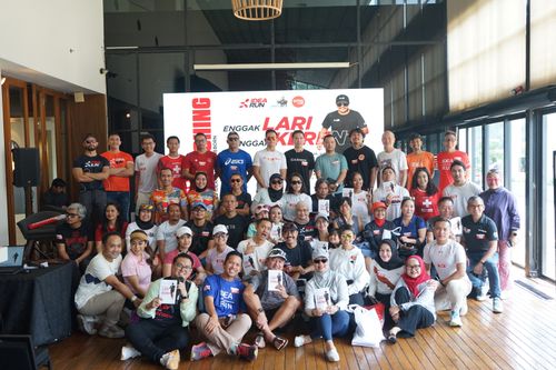 Race photo from Soft Launching Buku "Enggak Lari, Enggak Keren" & IdeaRun