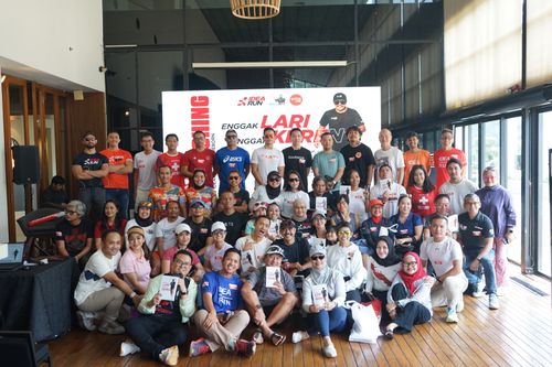 Race photo from Soft Launching Buku "Enggak Lari, Enggak Keren" & IdeaRun