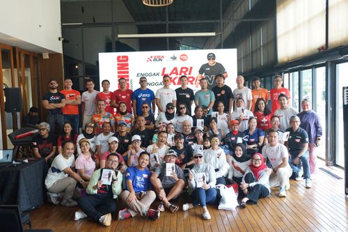 Race photo from Soft Launching Buku "Enggak Lari, Enggak Keren" & IdeaRun