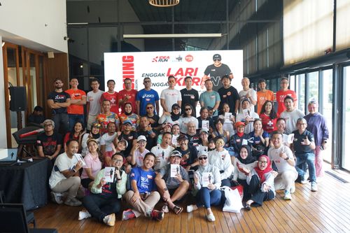 Race photo from Soft Launching Buku "Enggak Lari, Enggak Keren" & IdeaRun