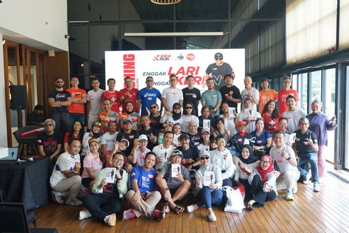 Race photo from Soft Launching Buku "Enggak Lari, Enggak Keren" & IdeaRun