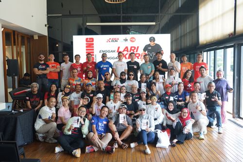 Race photo from Soft Launching Buku "Enggak Lari, Enggak Keren" & IdeaRun