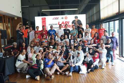 Race photo from Soft Launching Buku "Enggak Lari, Enggak Keren" & IdeaRun