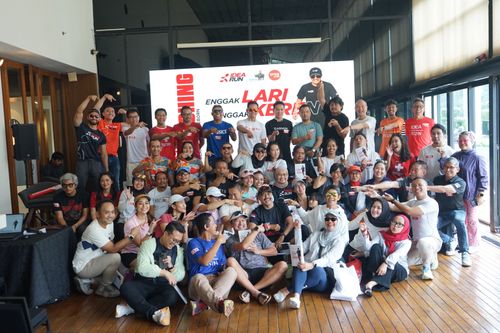 Race photo from Soft Launching Buku "Enggak Lari, Enggak Keren" & IdeaRun