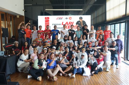 Race photo from Soft Launching Buku "Enggak Lari, Enggak Keren" & IdeaRun
