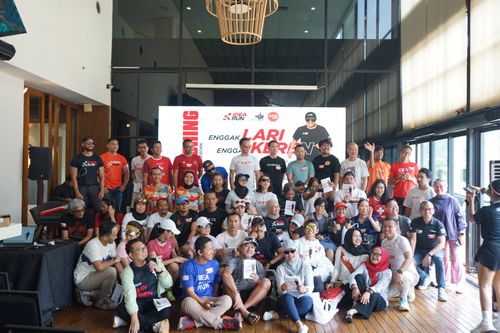 Race photo from Soft Launching Buku "Enggak Lari, Enggak Keren" & IdeaRun