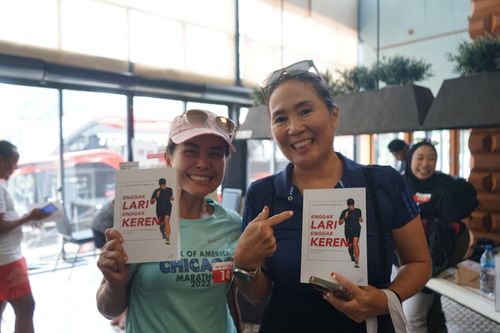 Race photo from Soft Launching Buku "Enggak Lari, Enggak Keren" & IdeaRun