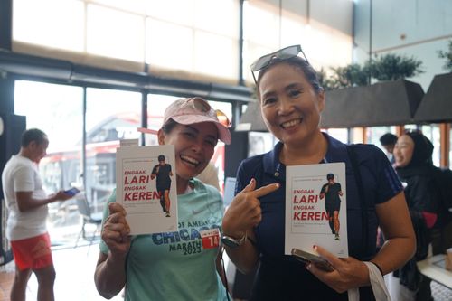 Race photo from Soft Launching Buku "Enggak Lari, Enggak Keren" & IdeaRun