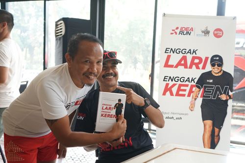 Race photo from Soft Launching Buku "Enggak Lari, Enggak Keren" & IdeaRun