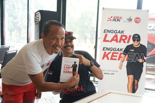 Race photo from Soft Launching Buku "Enggak Lari, Enggak Keren" & IdeaRun