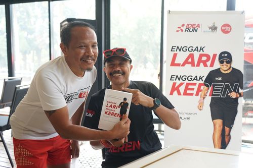 Race photo from Soft Launching Buku "Enggak Lari, Enggak Keren" & IdeaRun