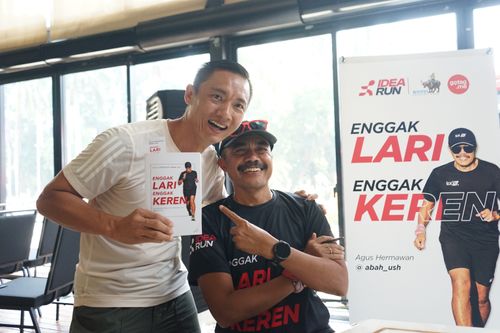 Race photo from Soft Launching Buku "Enggak Lari, Enggak Keren" & IdeaRun