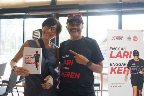 Race photo from Soft Launching Buku "Enggak Lari, Enggak Keren" & IdeaRun