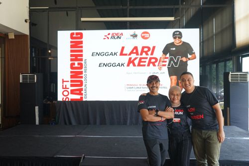 Race photo from Soft Launching Buku "Enggak Lari, Enggak Keren" & IdeaRun