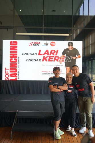 Race photo from Soft Launching Buku "Enggak Lari, Enggak Keren" & IdeaRun