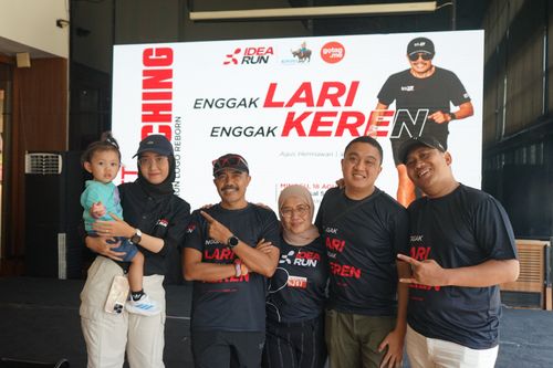 Race photo from Soft Launching Buku "Enggak Lari, Enggak Keren" & IdeaRun
