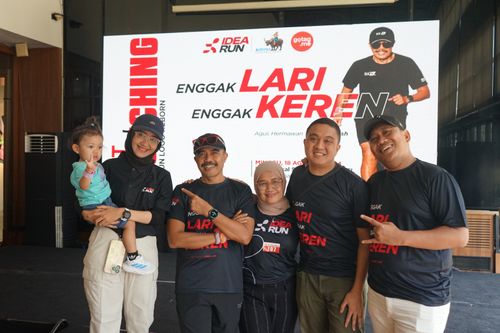 Race photo from Soft Launching Buku "Enggak Lari, Enggak Keren" & IdeaRun