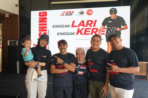 Race photo from Soft Launching Buku "Enggak Lari, Enggak Keren" & IdeaRun