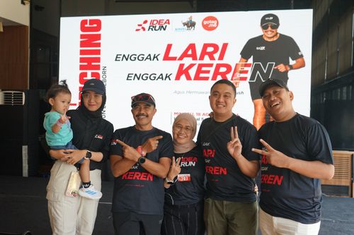 Race photo from Soft Launching Buku "Enggak Lari, Enggak Keren" & IdeaRun