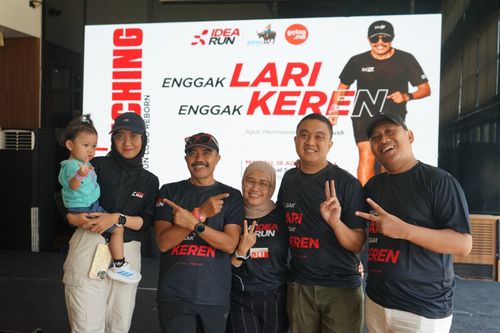 Race photo from Soft Launching Buku "Enggak Lari, Enggak Keren" & IdeaRun