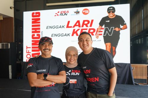 Race photo from Soft Launching Buku "Enggak Lari, Enggak Keren" & IdeaRun