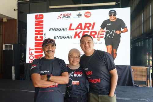 Race photo from Soft Launching Buku "Enggak Lari, Enggak Keren" & IdeaRun