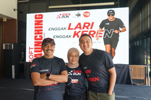 Race photo from Soft Launching Buku "Enggak Lari, Enggak Keren" & IdeaRun