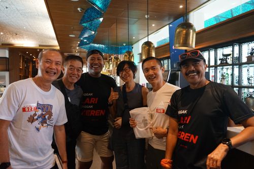 Race photo from Soft Launching Buku "Enggak Lari, Enggak Keren" & IdeaRun