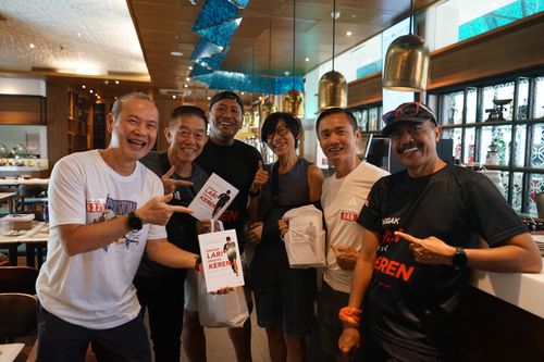 Race photo from Soft Launching Buku "Enggak Lari, Enggak Keren" & IdeaRun