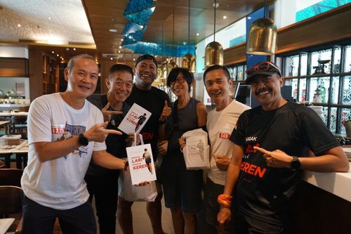 Race photo from Soft Launching Buku "Enggak Lari, Enggak Keren" & IdeaRun