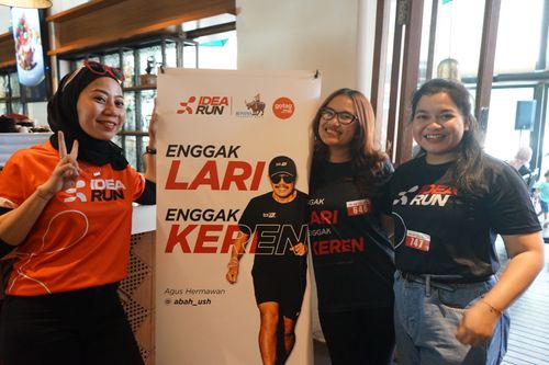 Race photo from Soft Launching Buku "Enggak Lari, Enggak Keren" & IdeaRun