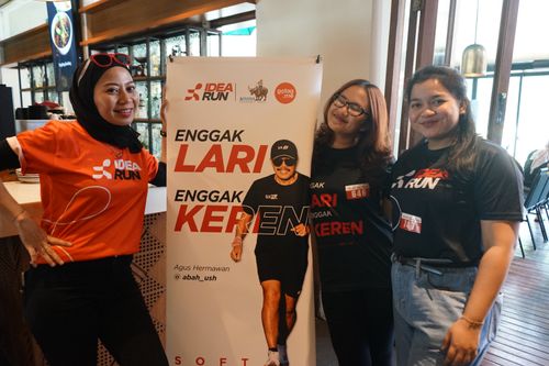 Race photo from Soft Launching Buku "Enggak Lari, Enggak Keren" & IdeaRun