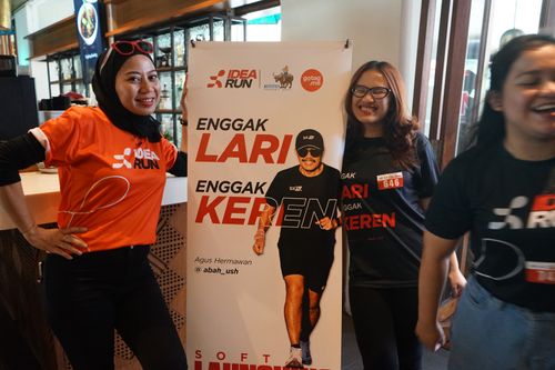 Race photo from Soft Launching Buku "Enggak Lari, Enggak Keren" & IdeaRun