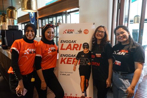 Race photo from Soft Launching Buku "Enggak Lari, Enggak Keren" & IdeaRun