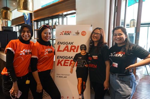 Race photo from Soft Launching Buku "Enggak Lari, Enggak Keren" & IdeaRun