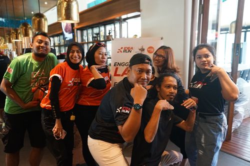 Race photo from Soft Launching Buku "Enggak Lari, Enggak Keren" & IdeaRun