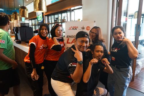 Race photo from Soft Launching Buku "Enggak Lari, Enggak Keren" & IdeaRun