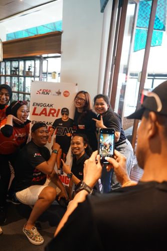 Race photo from Soft Launching Buku "Enggak Lari, Enggak Keren" & IdeaRun