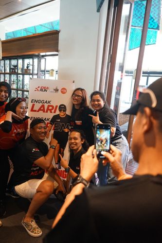 Race photo from Soft Launching Buku "Enggak Lari, Enggak Keren" & IdeaRun
