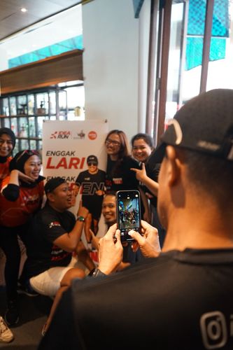 Race photo from Soft Launching Buku "Enggak Lari, Enggak Keren" & IdeaRun