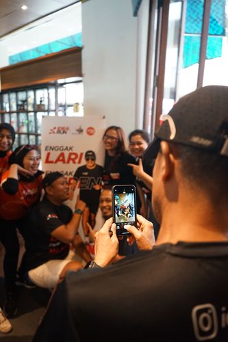 Race photo from Soft Launching Buku "Enggak Lari, Enggak Keren" & IdeaRun